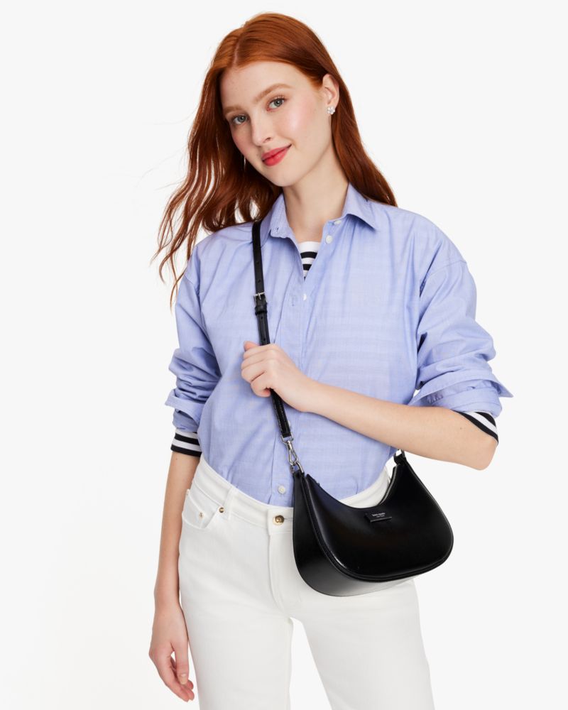 Sam Icon Shiny Small Convertible Crossbody