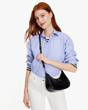 Sam Icon Shiny Small Convertible Crossbody