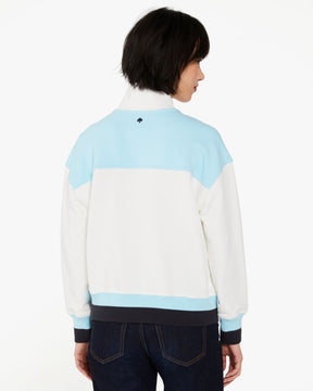 Tennis Raquet Club Quarter Zip Pullover