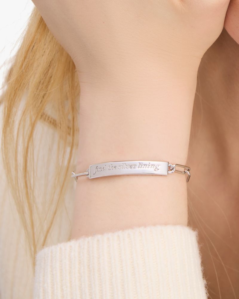 Silver Lining Id Bracelet