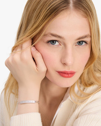 Silver Lining Id Bracelet