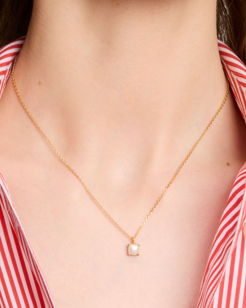 Little Luxuries 6mm Square Pendant