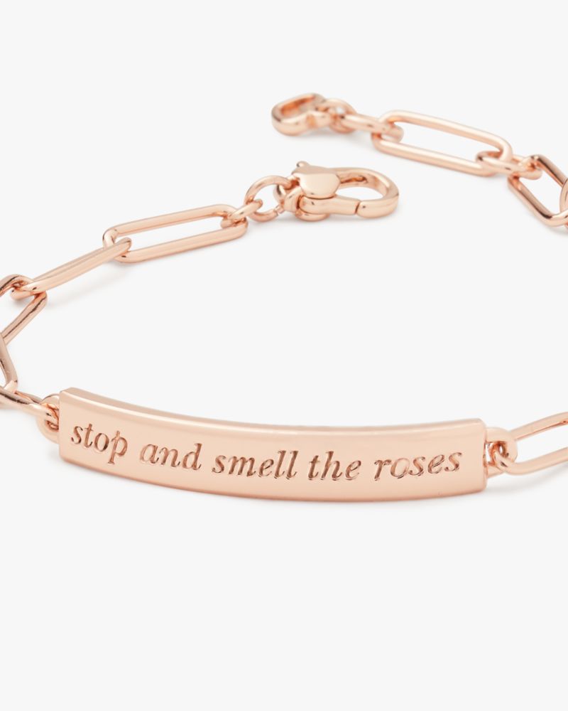Stop And Smell The Roses Id Bracelet
