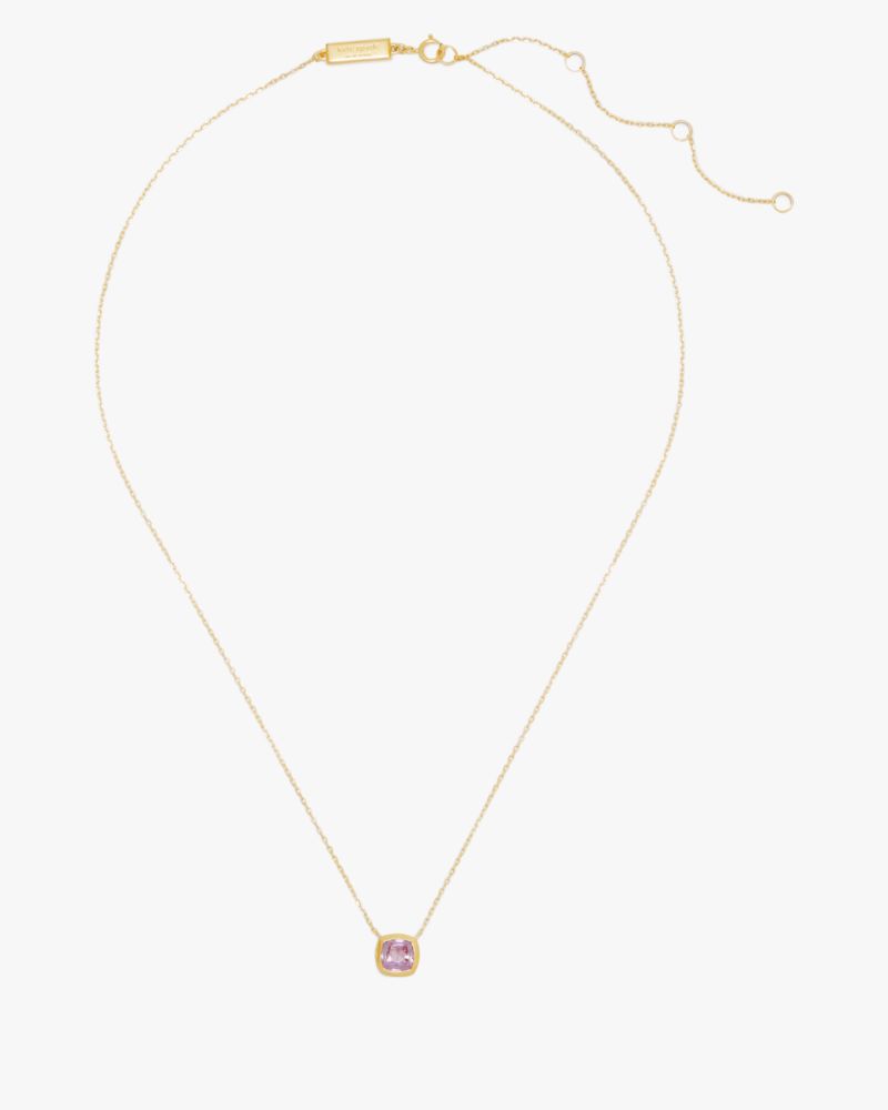 Kate Spade Fine Time To Shine Gem Pendant