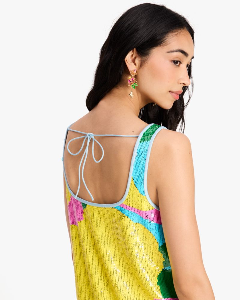 Orchid Bloom Sequin Dress