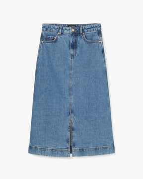 Denim Midi Skirt
