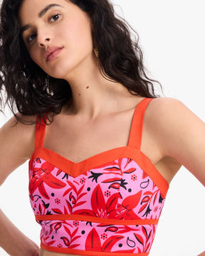 Daylily Poplin Top