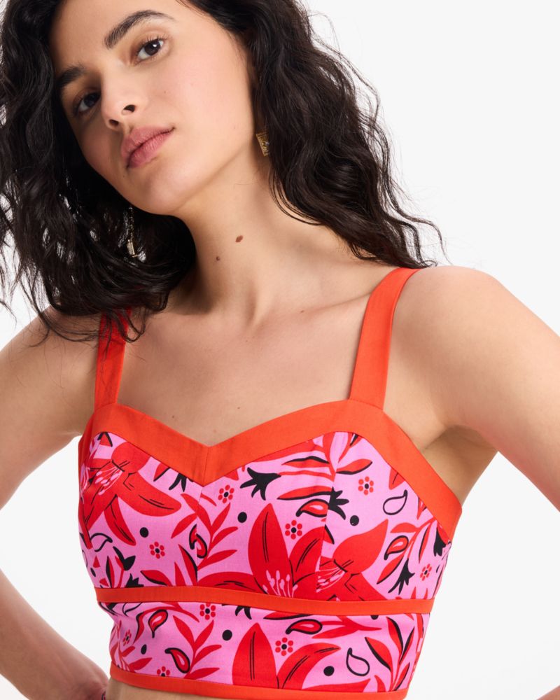 Daylily Poplin Top