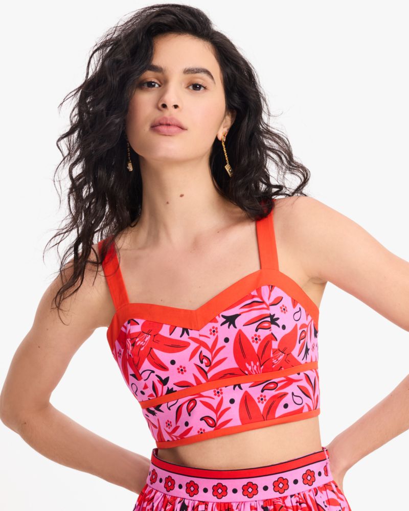Daylily Poplin Top