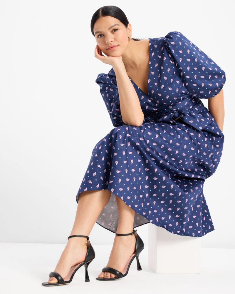 Paisley Foulard Wrap Top
