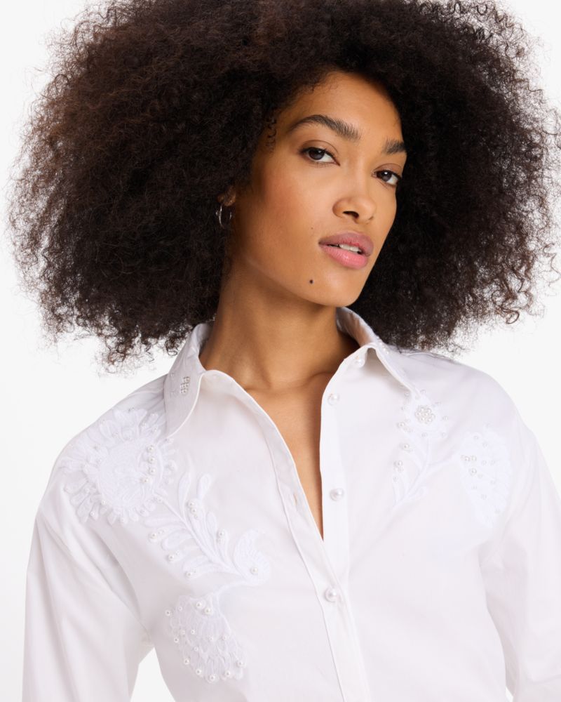 Autumn Paisley Embroidered Shirt