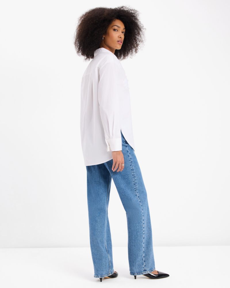 Autumn Paisley Embroidered Shirt