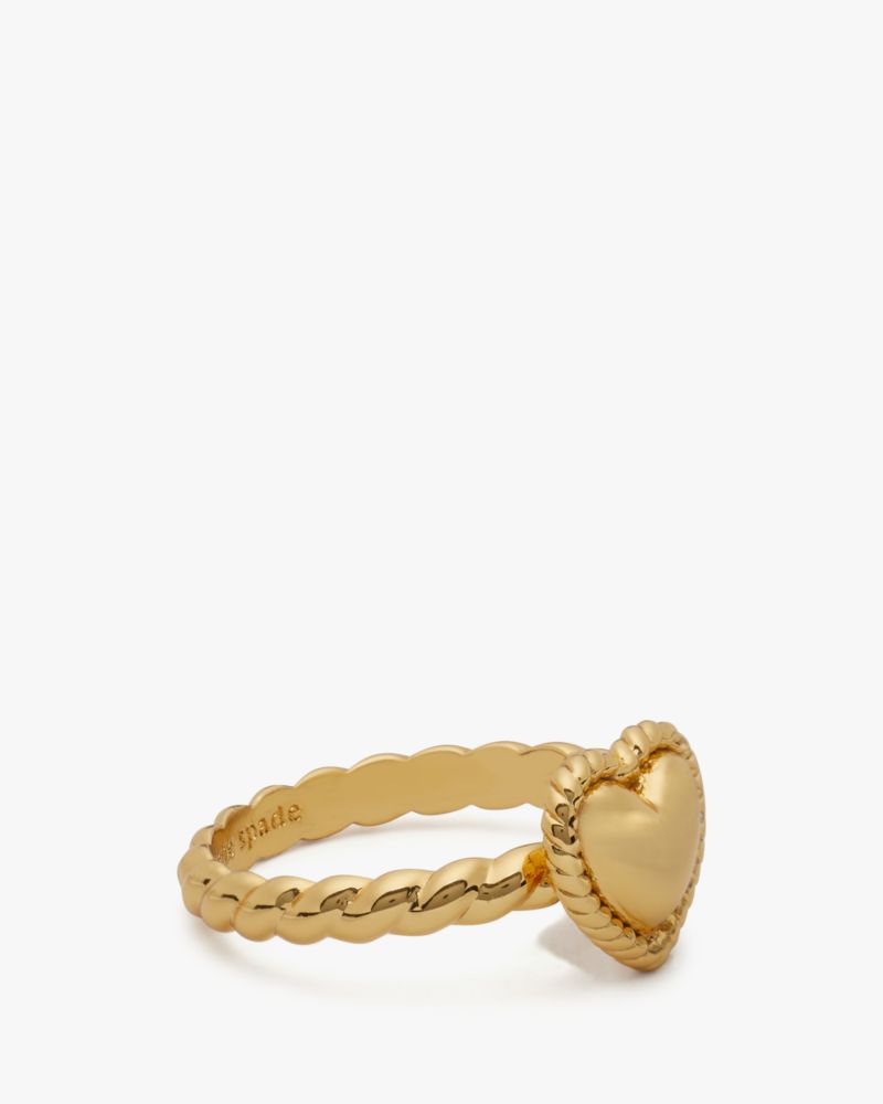 Golden Hour Heart Ring