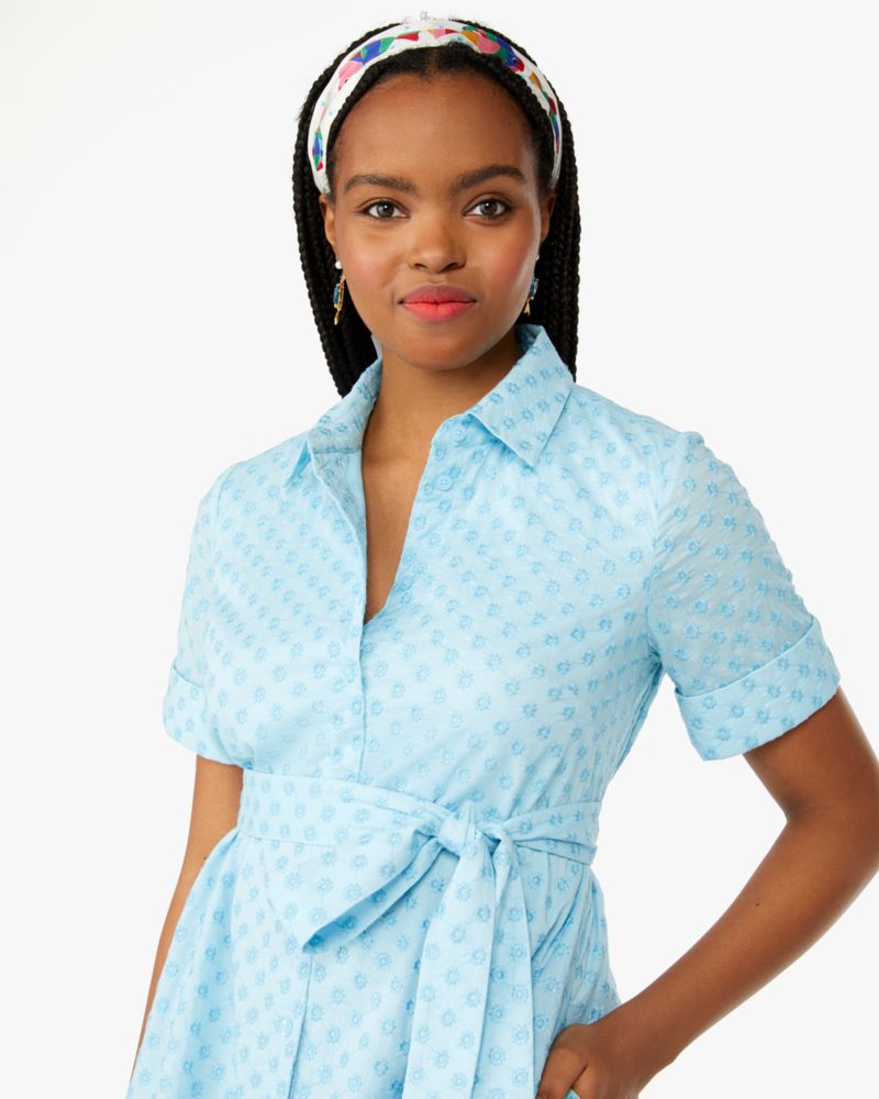 Embroidered Shirtdress