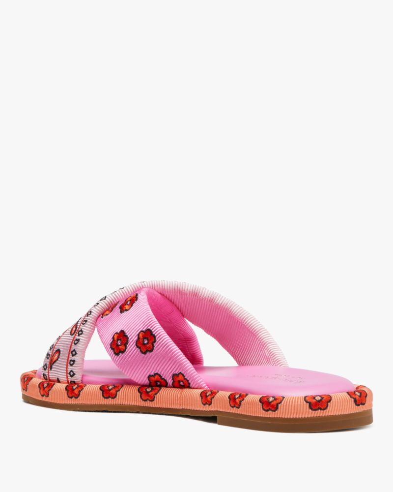 Rio Bandana Patchwork Slide Sandals