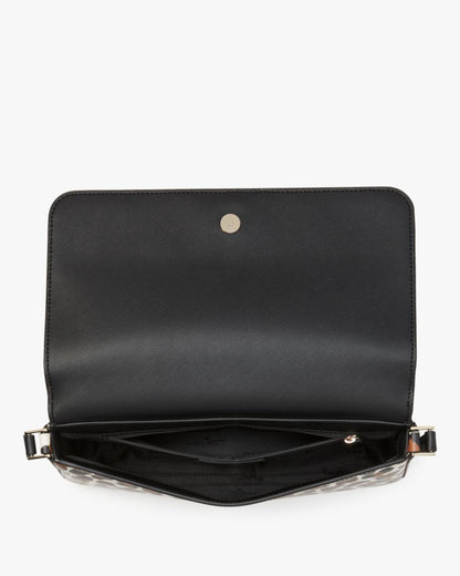 Staci Spotted Animal Printed Medium Flap Shoulder Bag