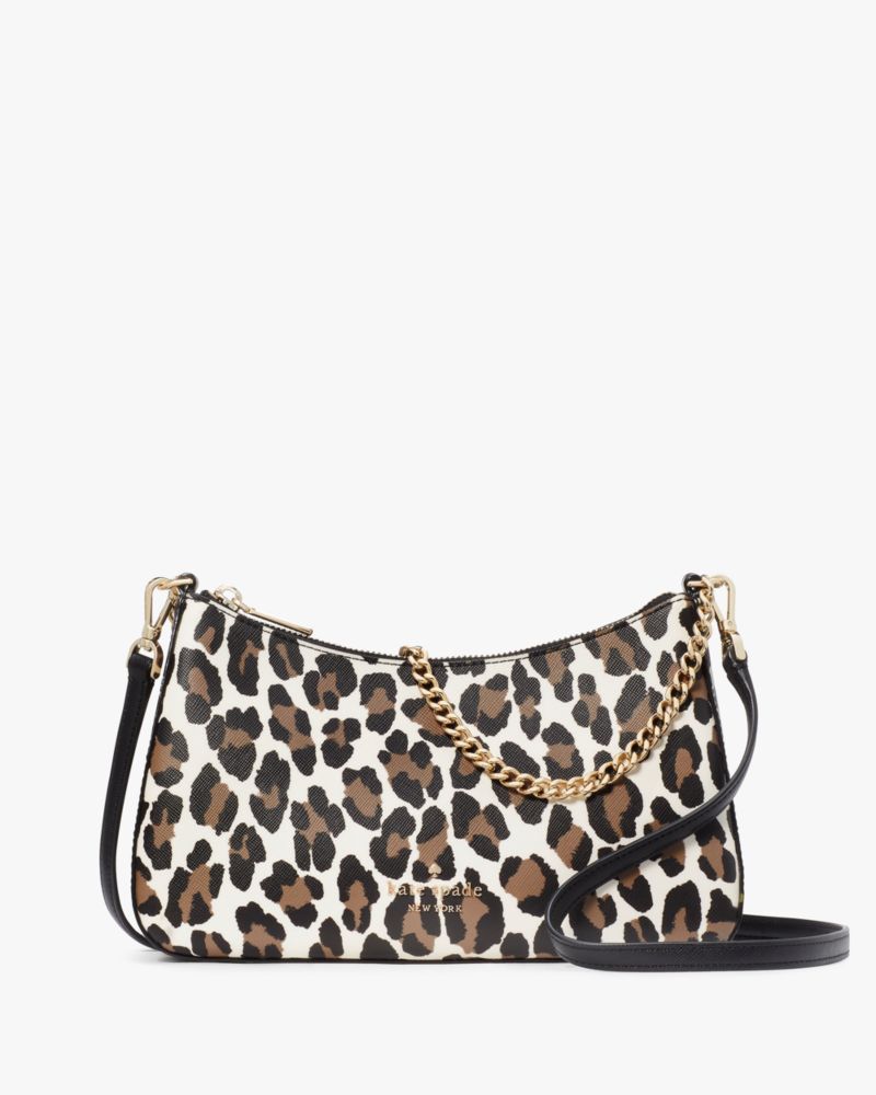 Margot Spotted Leopard Medium Convertible Crossbody