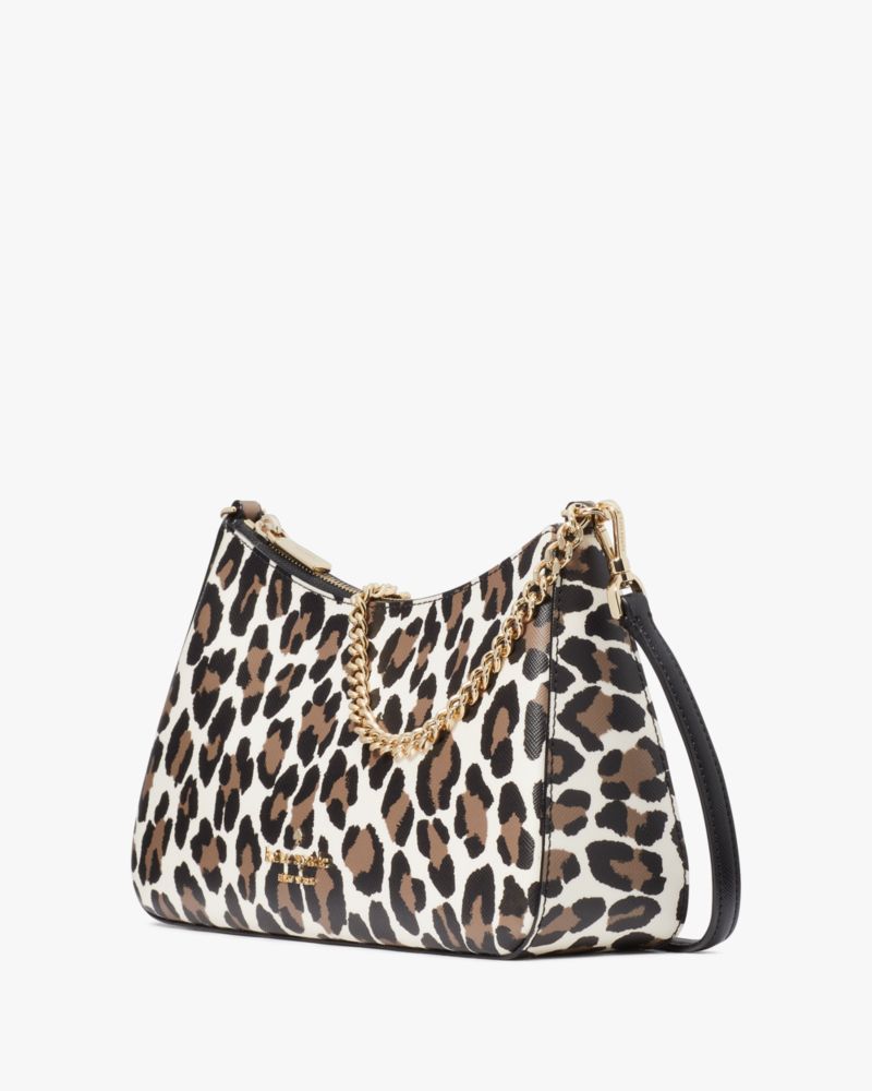 Margot Spotted Leopard Medium Convertible Crossbody