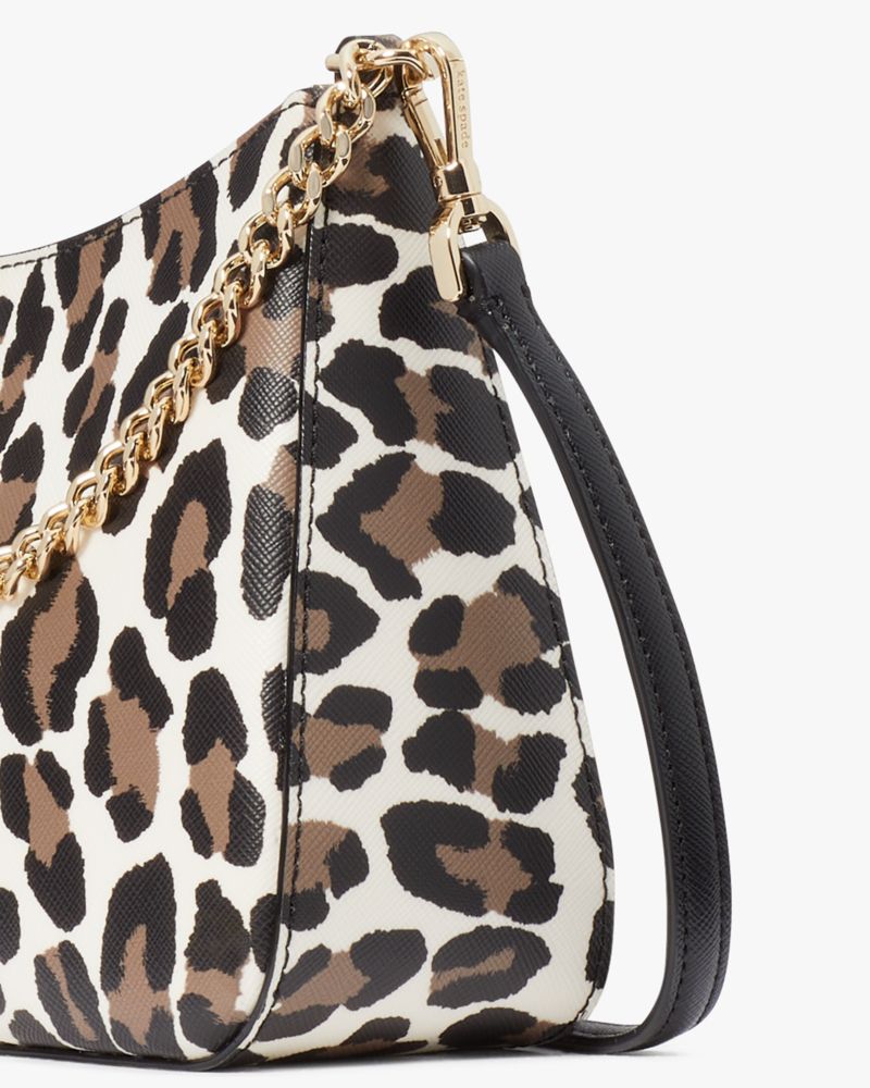 Margot Spotted Leopard Medium Convertible Crossbody