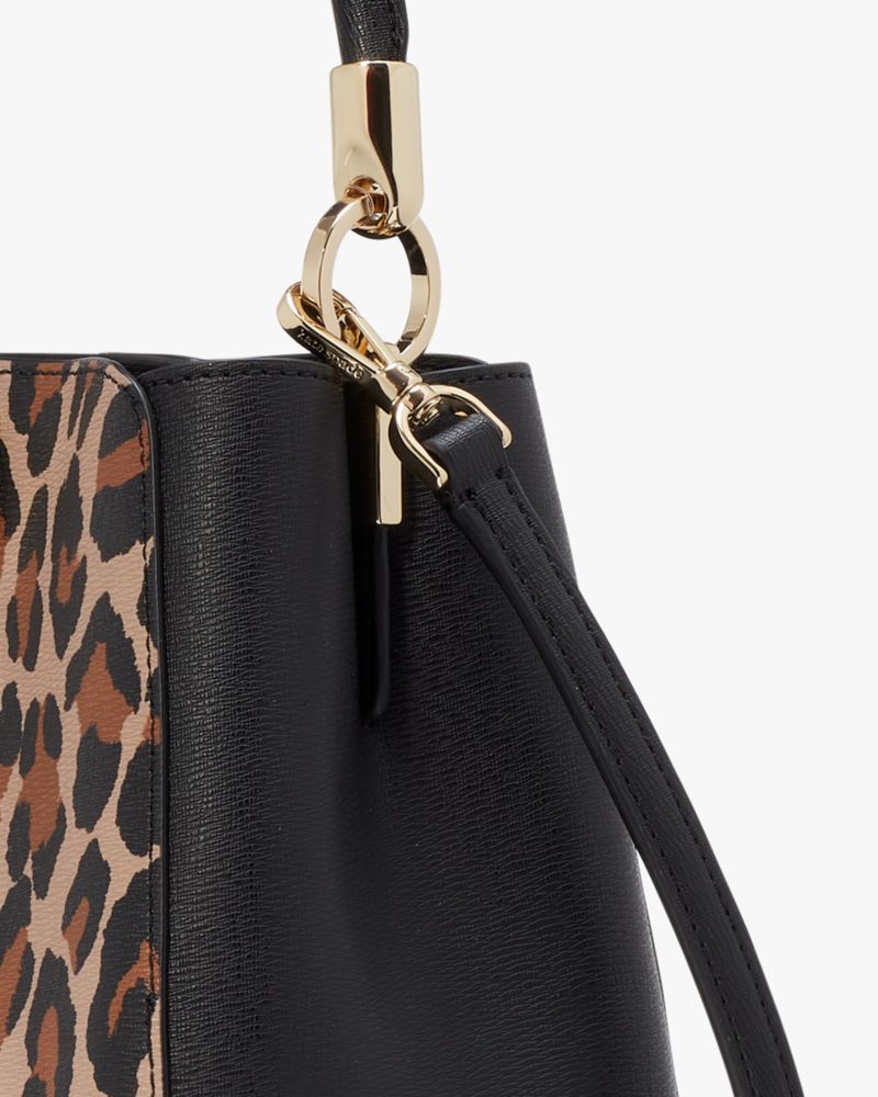 Phoebe Small Spotted Leopard Top Handle Satchel