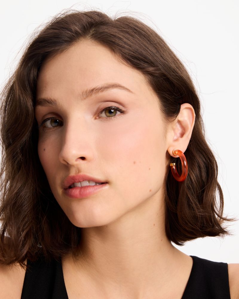 Feeling Bubbly Raffia Charm Hoops