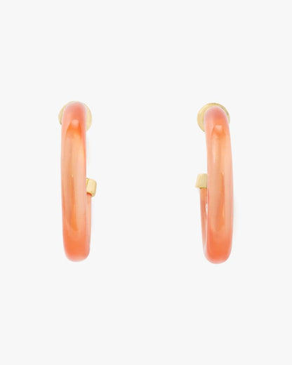 Feeling Bubbly Raffia Charm Hoops