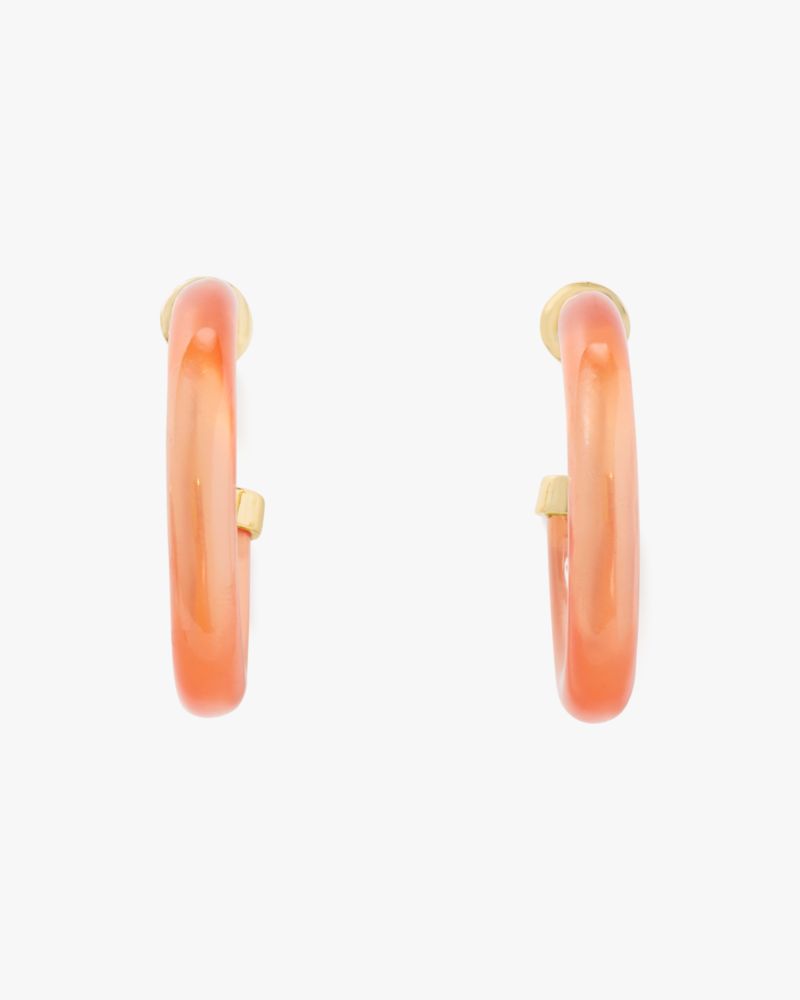 Feeling Bubbly Raffia Charm Hoops