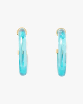 Feeling Bubbly Raffia Charm Hoops
