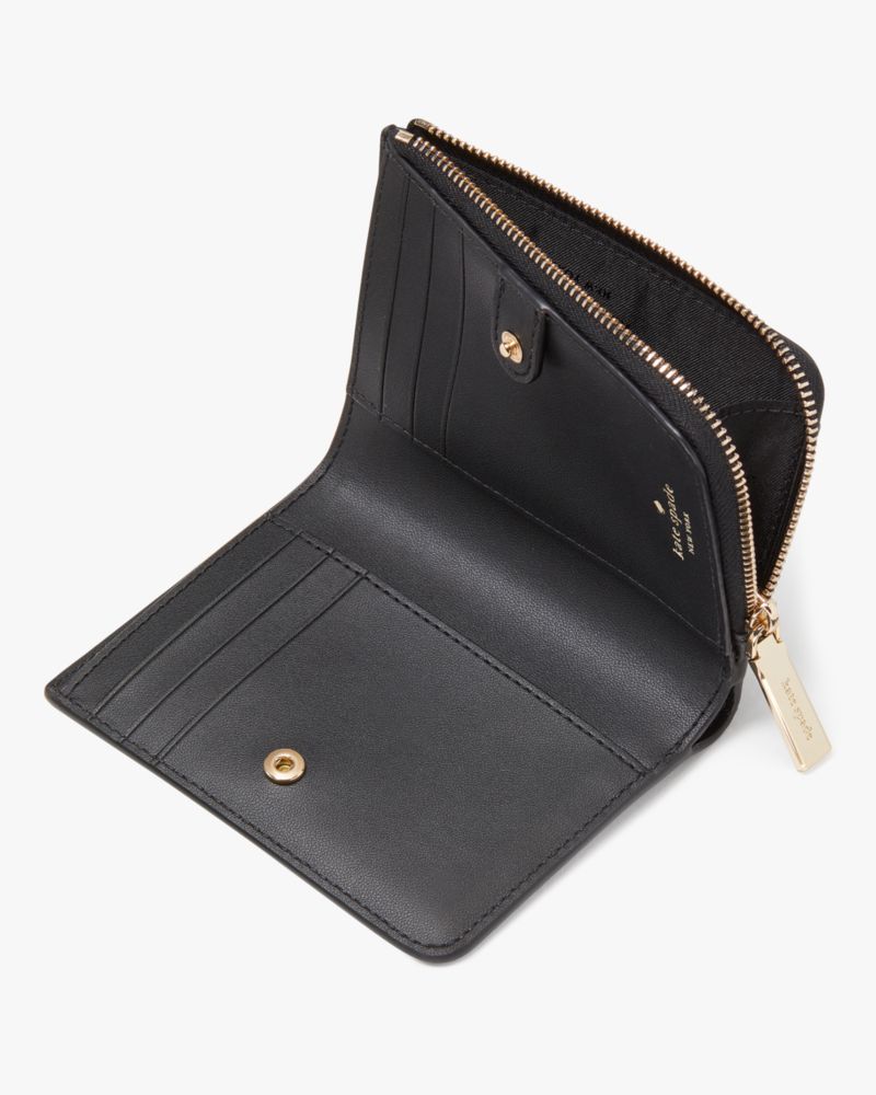 Spade Flower Small L-zip Wallet