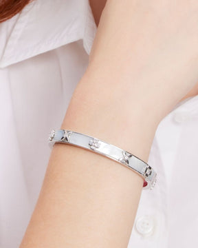 Heritage Bloom Hinged Bangle