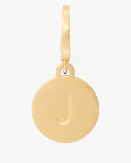 Initial J Mini Charm