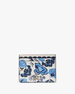Madison Vase Floral Small Slim Card Holder