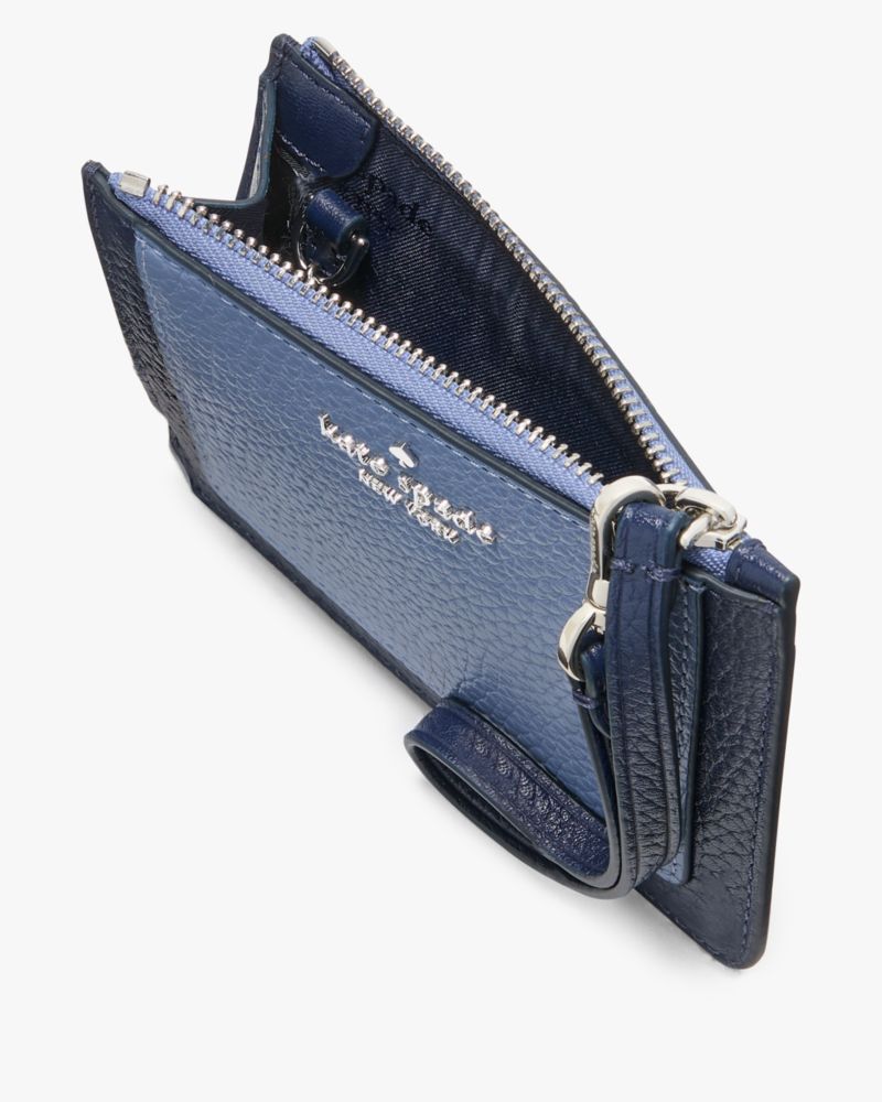 Lena Colorblock Small Card Holder Wristlet