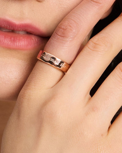 Stop And Smell The Roses Idiom Ring