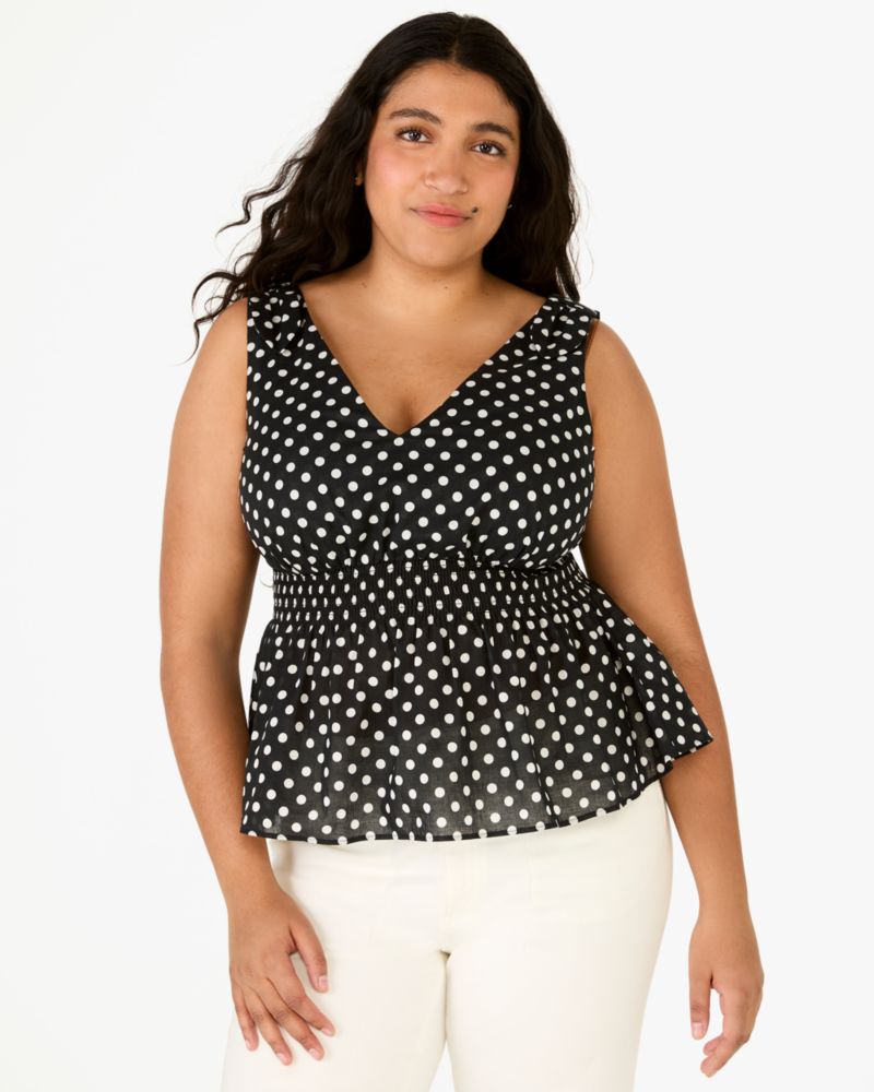 Dot Dot Dot Smocked Top