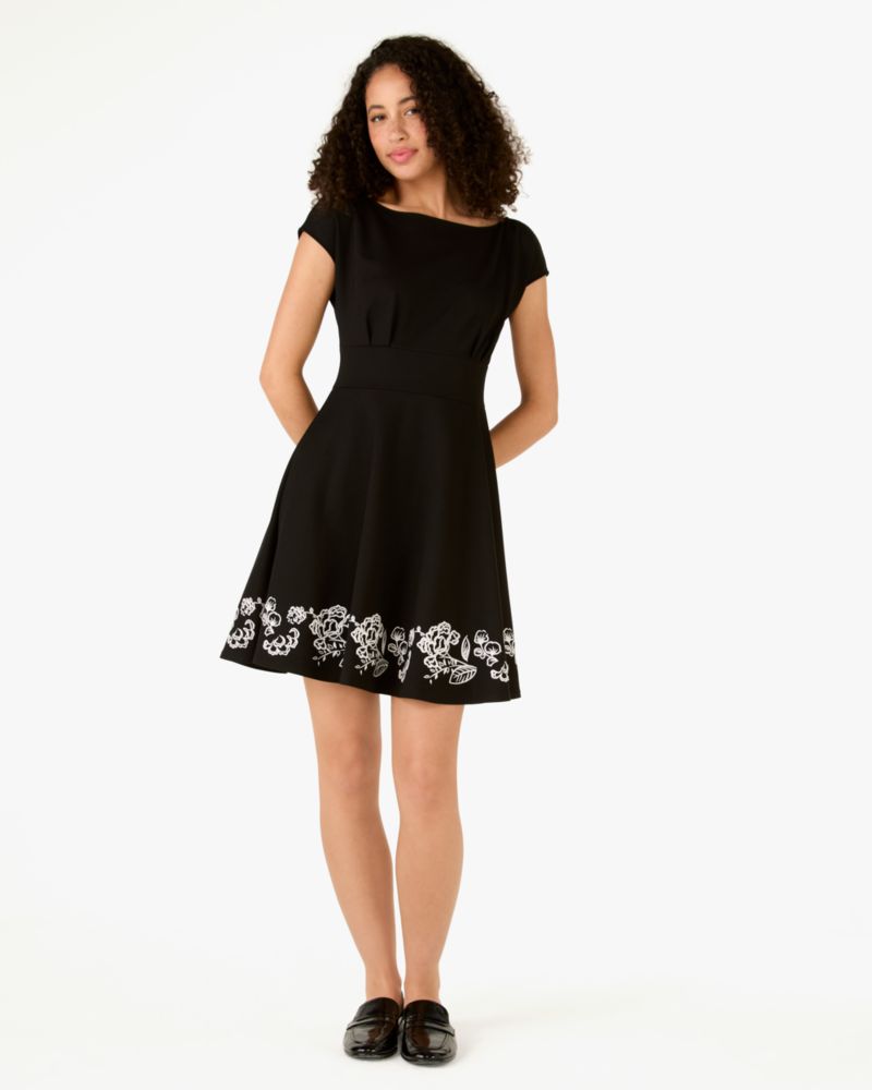 Embroidered Fiorella Dress