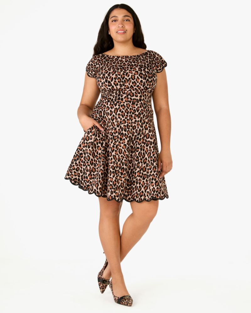 Spotted Leopard Fiorella Dress