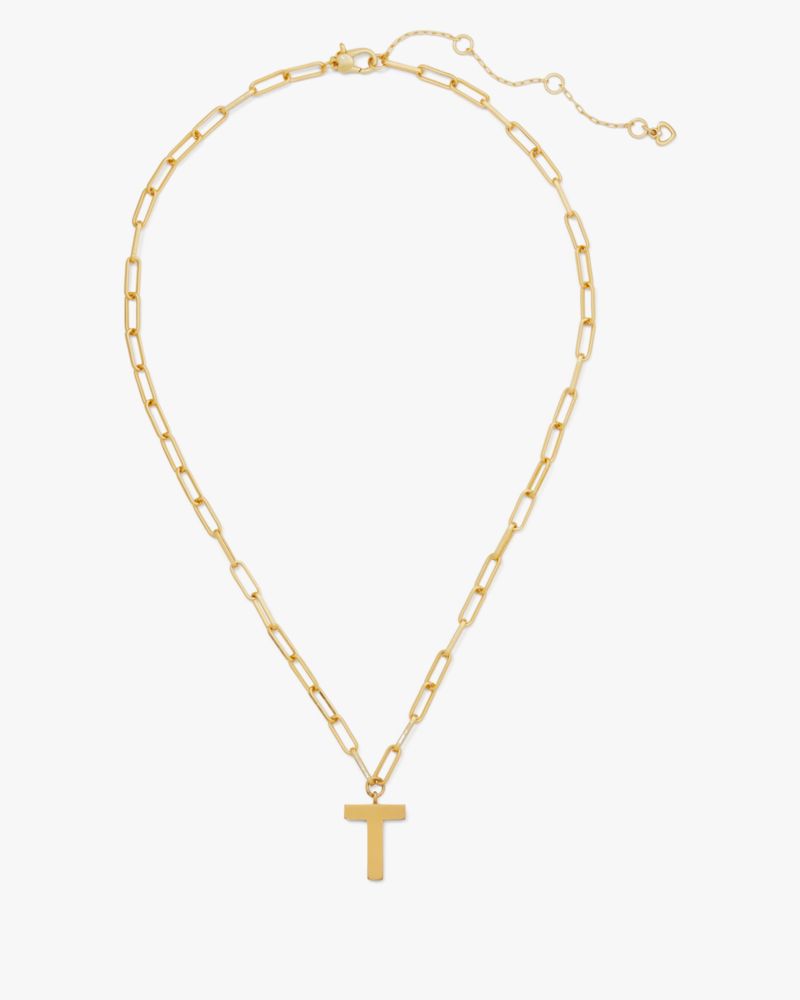 Initial This T Pendant
