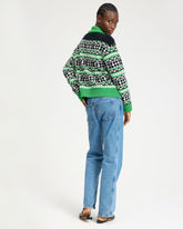 Noel Fair Isle Zip-up Sweater
