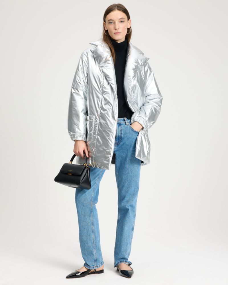 Metallic Nylon Jacket
