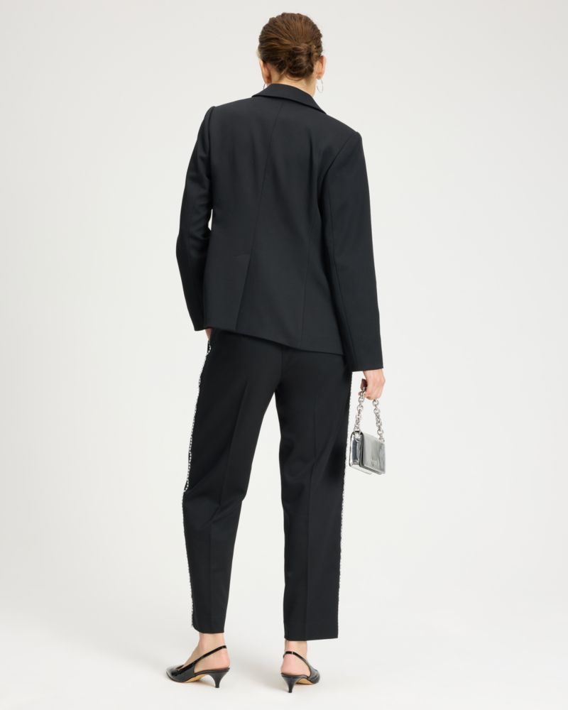 Embellished Tweed Blazer