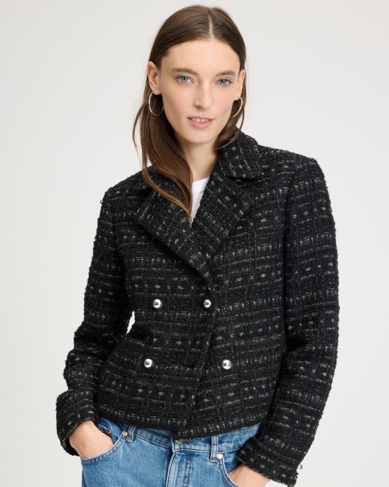 Galaxy Tweed Moto Jacket