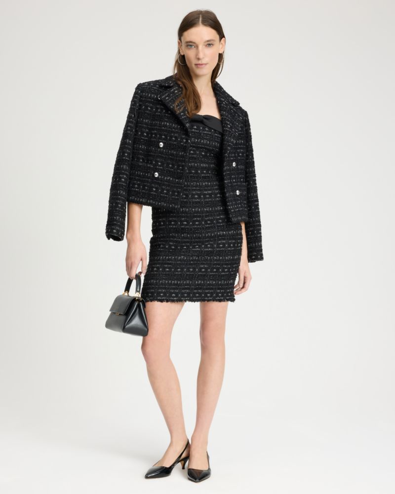 Galaxy Tweed Moto Jacket