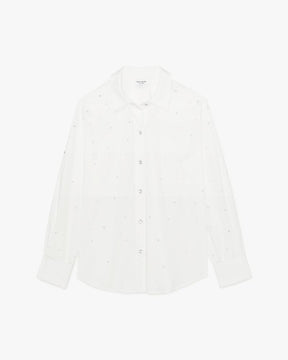 Embellished Poplin Shirt