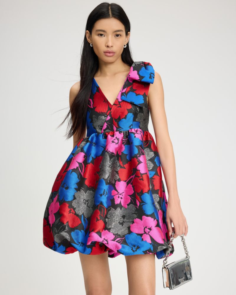 Painterly Blooms Bubble Dress