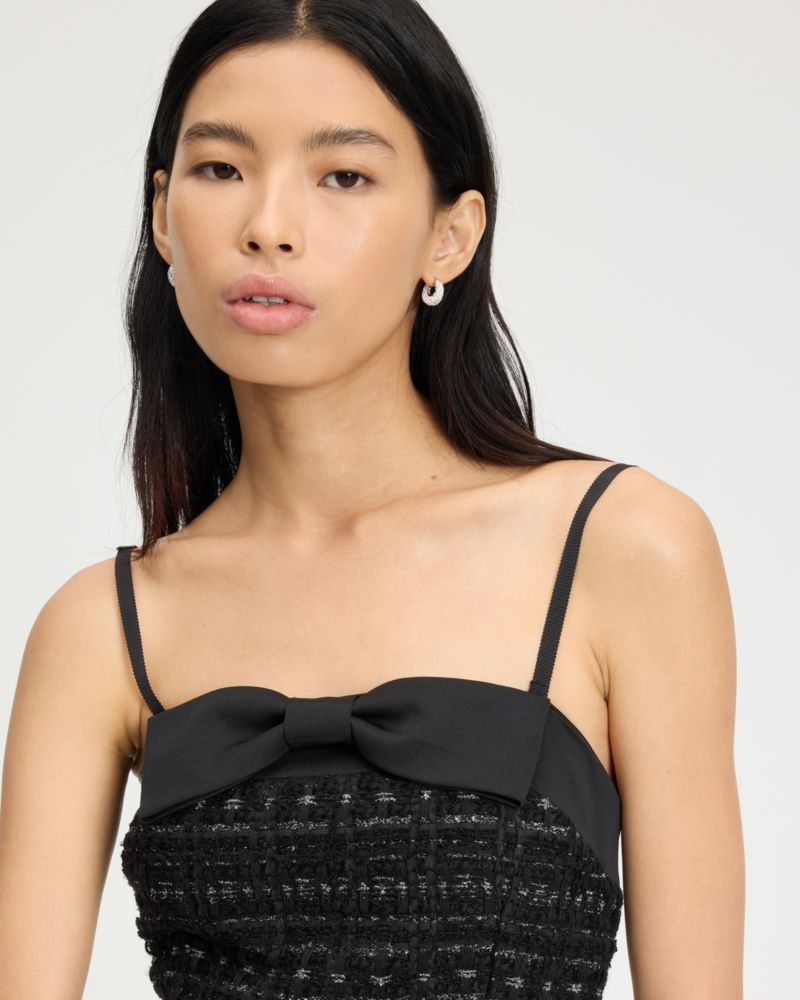 Galaxy Tweed Bow Dress