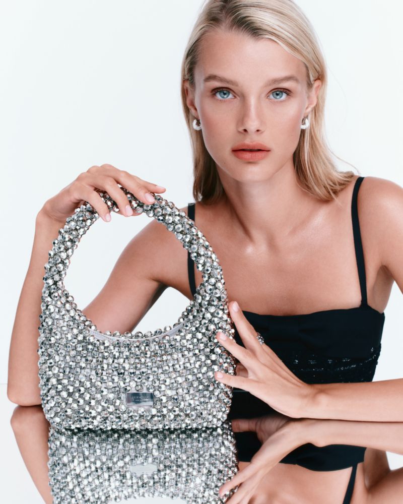 Galaxy Tweed Bow Dress