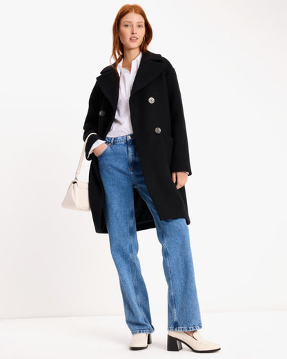 Double Breasted Wool Coat