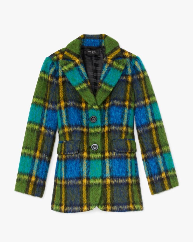 Grand Plaid Wool Jacket