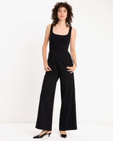 Embellished Bow Ponte Jumpsuit